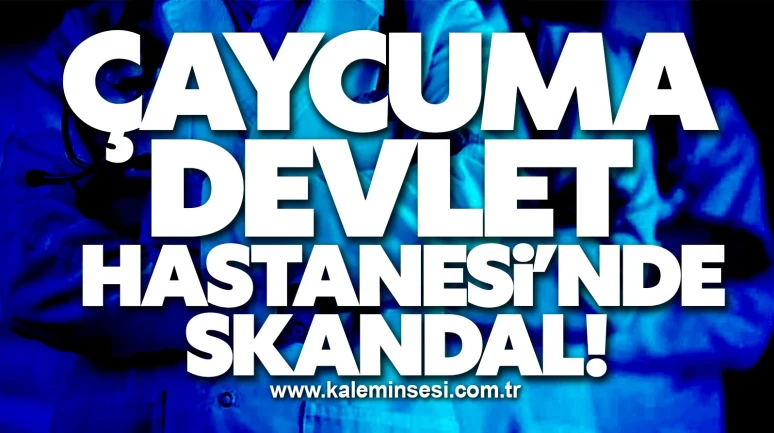 ÇAYCUMA DEVLET HASTANESİ’NDE SKANDAL… RADYOLOJİ TEKNİKERİNDEN USULSÜZ MESAİ OYUNU İDDİASI!