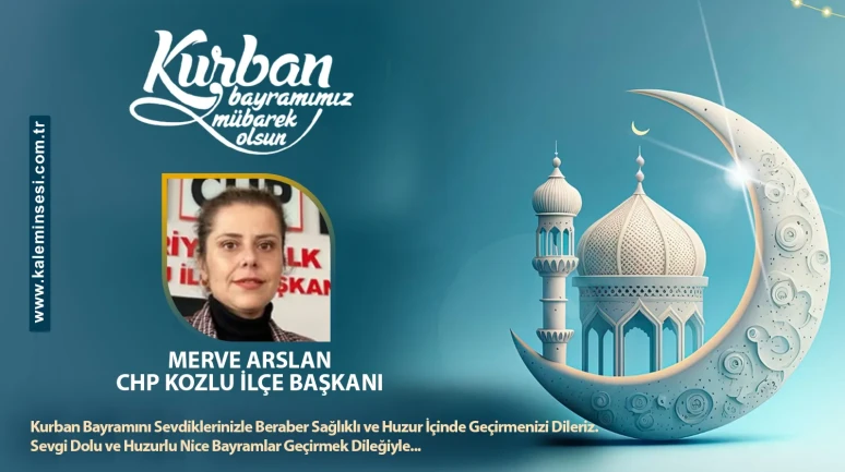 Merve Arslan Kurban bayramını kutladı