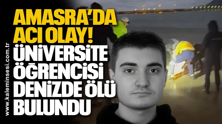 Amasra’da Acı Olay: Üniversite Öğrencisi Denizde Ölü Bulundu
