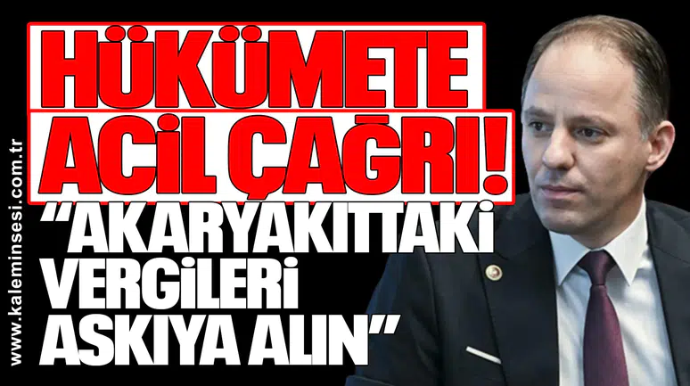 Deniz Yavuzyılmaz’dan hükümete acil çağrı: “Akaryakıttaki vergileri askıya alın”