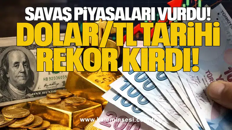 Savaş Piyasaları Vurdu: Dolar/TL Tarihi Rekor Kırdı!