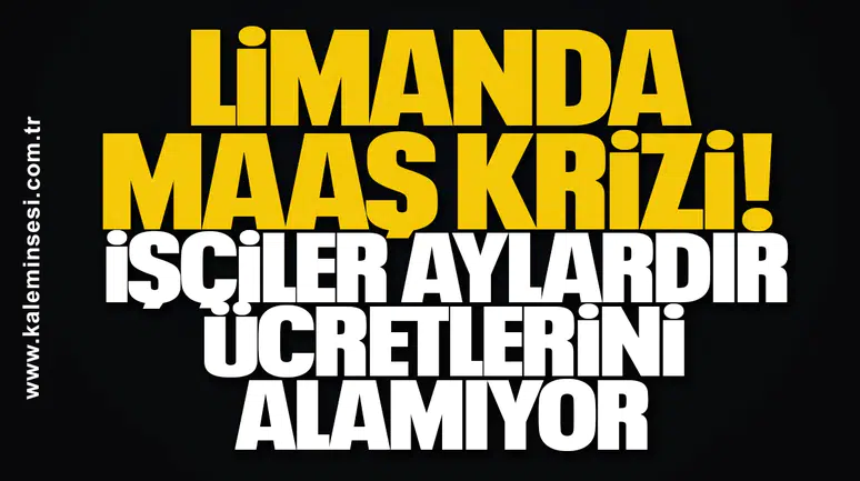 Limanda Maaş Krizi: İşçiler Aylardır Ücretlerini Alamıyor