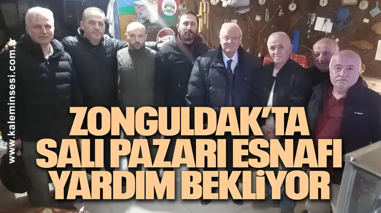 Zonguldak’ta Salı Pazarı Esnafı Yardım Bekliyor