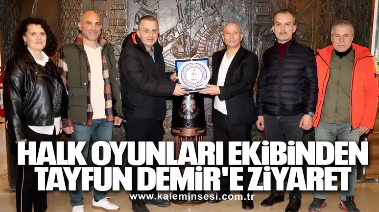 Halk oyunları ekibinden Demir'e ziyaret