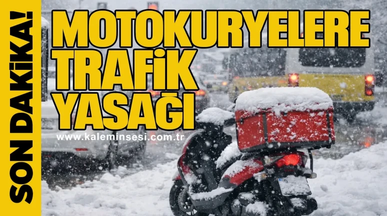 Zonguldak’ta motokuryelere 1 gün trafik yasağı