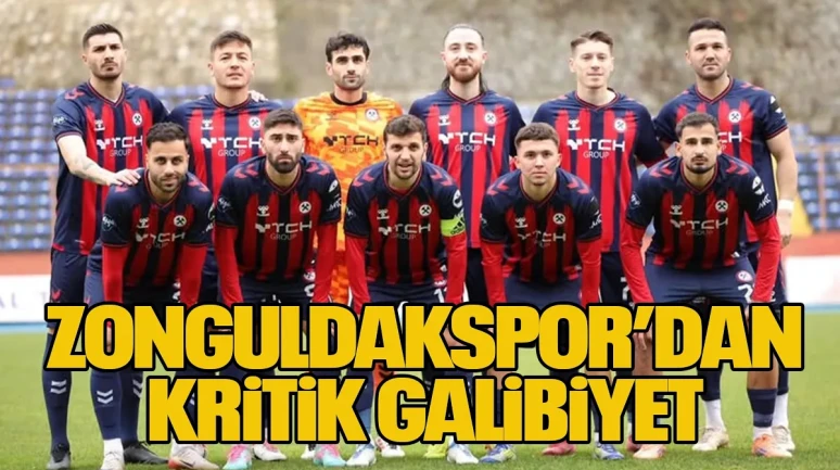 Zonguldakspor’dan kritik galibiyet