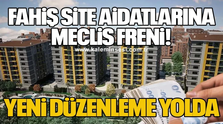 Fahiş Site Aidatlarına