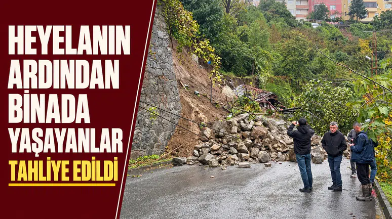 Ereğli’de Heyelan Paniği! 3 Katlı Bina Tahliye Edildi