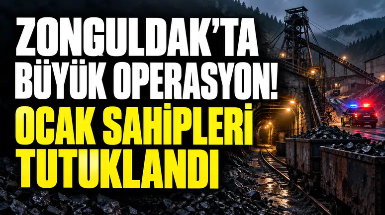 Zonguldak’ta Büyük Operasyon! Ocak sahipleri tutuklandı