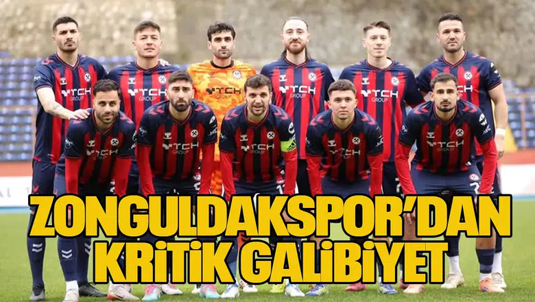 Zonguldakspor’dan kritik galibiyet