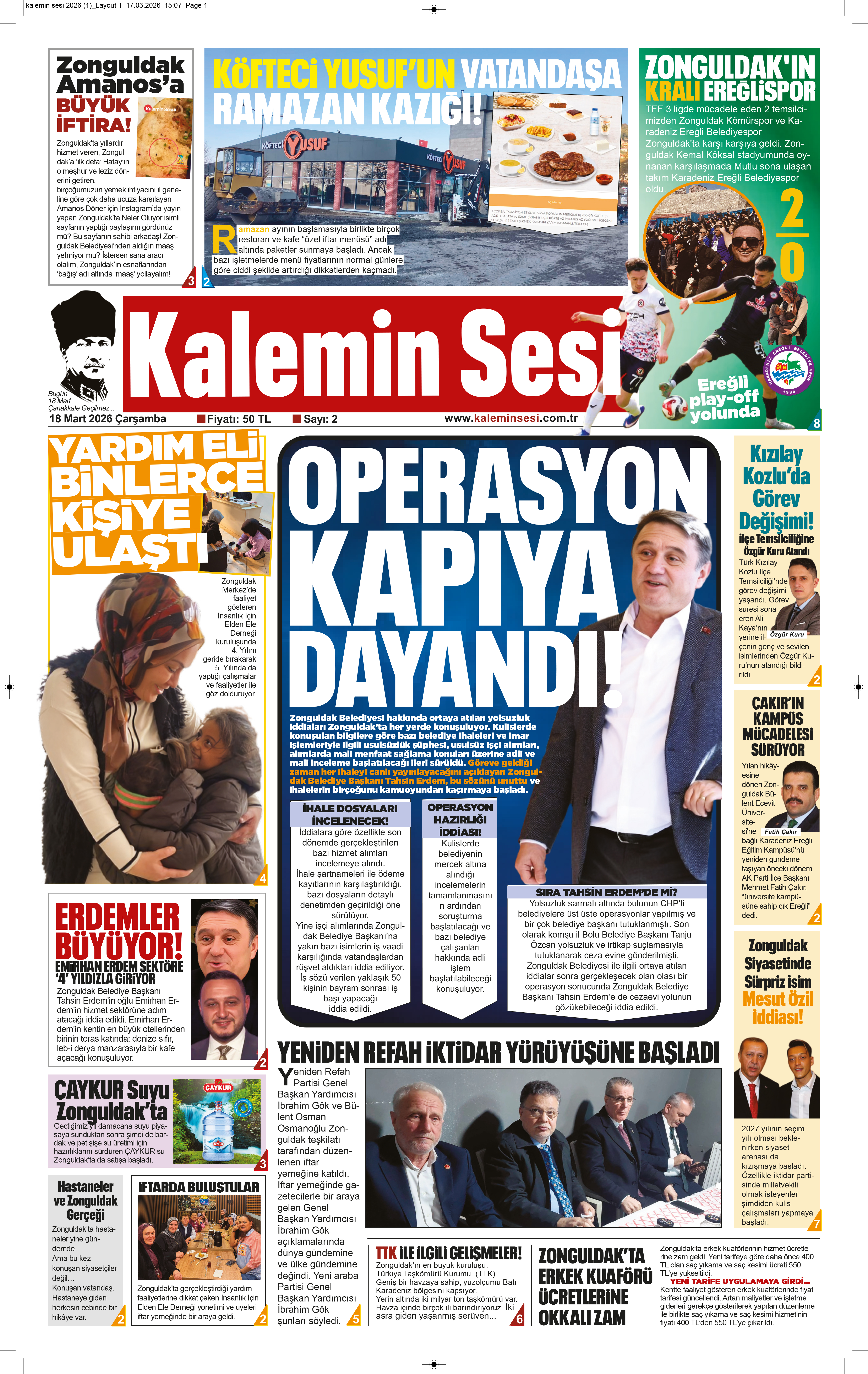 https://www.kaleminsesi.com.tr/Kalemin Sesi Gazetesi