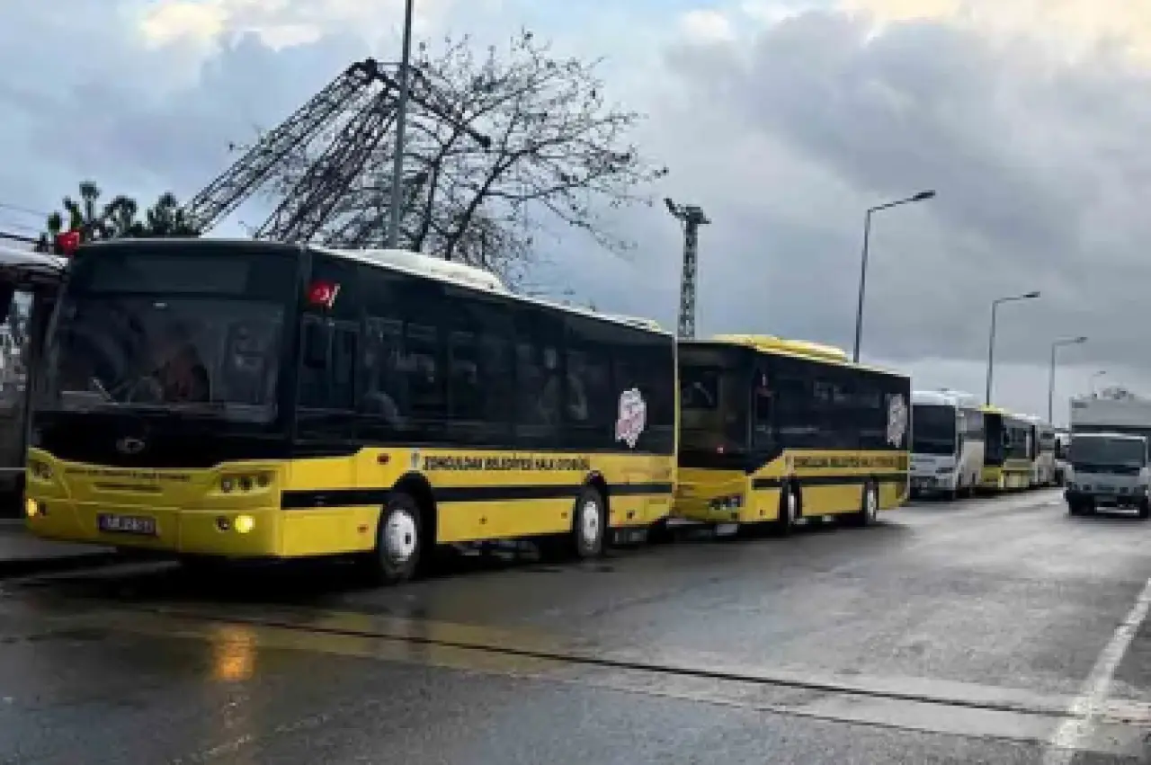 Zonguldak’ta Özel Halk Otobüsleri hizmete girdi!